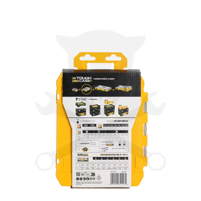 Bit készlet 100 db-os TOUGHCASE tárolóban