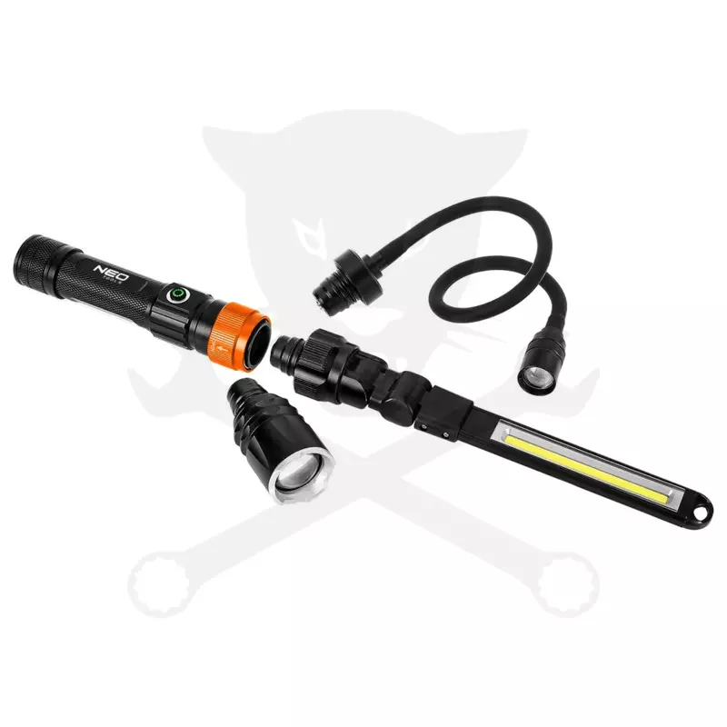 Szerelőlámpa LED 3az1-ben 2200 mAh - Neo Tools