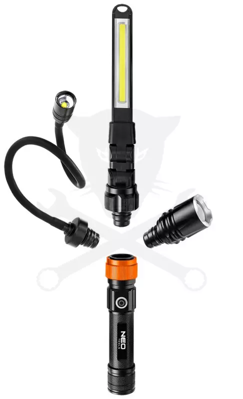 Szerelőlámpa LED 3az1-ben 2200 mAh - Neo Tools