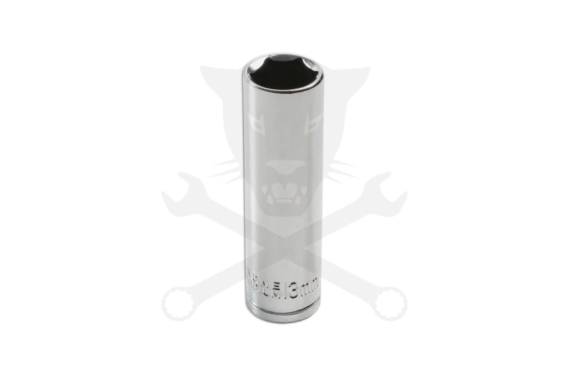 Gyertyakulcs 13 mm gumibetétes 3/8" 6 lapú 62 mm - NGK és Denso - M8