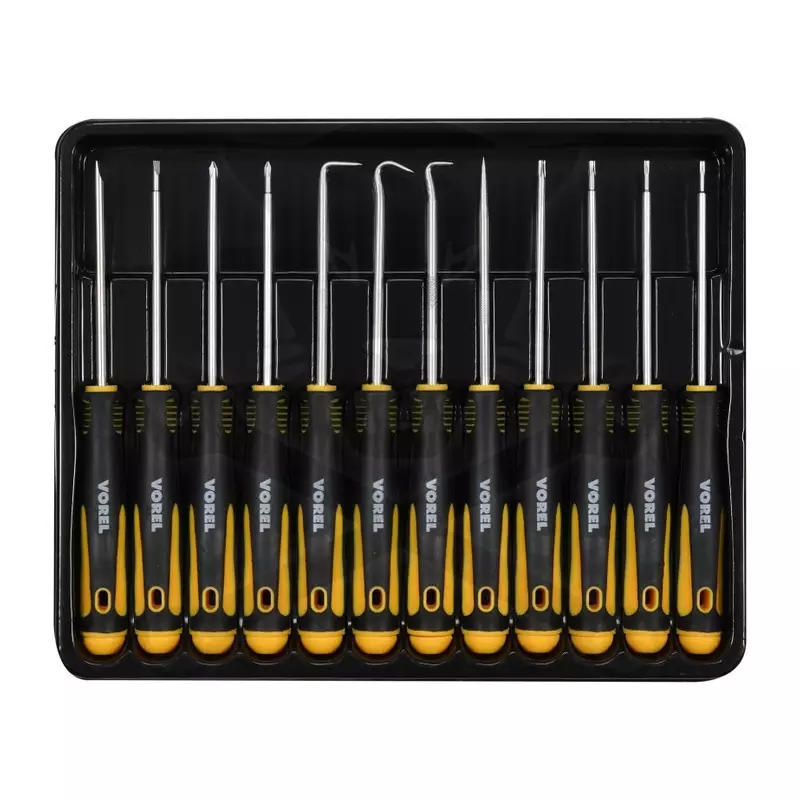 Csavarhúzó készlet Phillips, Lapos, Torx 12 db-os - Vorel