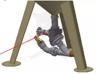 Homokfúvó géphez CLEMCO SA Quantum szett Homok Szabályozó Szelep 1-1/4"