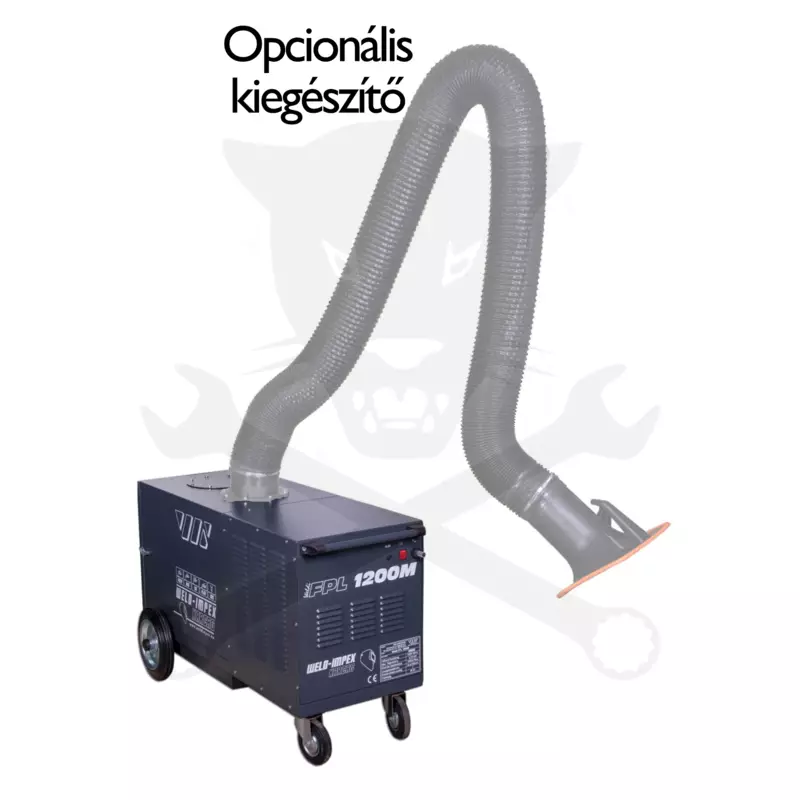 Hegesztési füstelszívó 0.75 kW 1200 m3/ó IP23