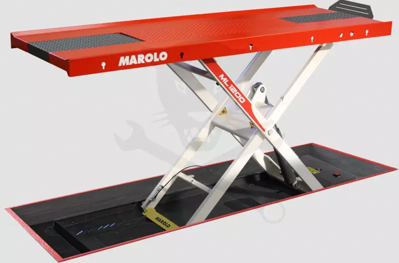 Motorkerékpár szerelő/emelő állvány MAROLOLIFT 1200 HE 600 kg -INGROUND
