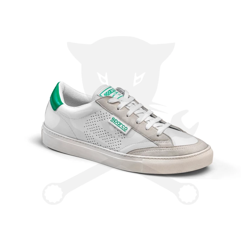 Munkacipő védelem nélküli irodai SPARCO - S-Time Fehér-Zöld 46