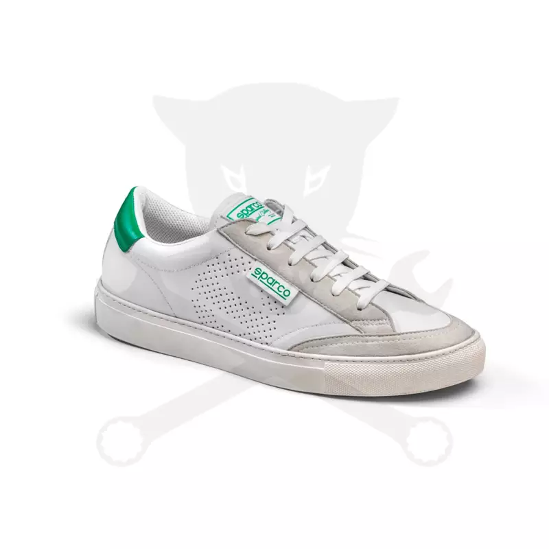 Munkacipő védelem nélküli irodai SPARCO - S-Time Fehér-Zöld 44