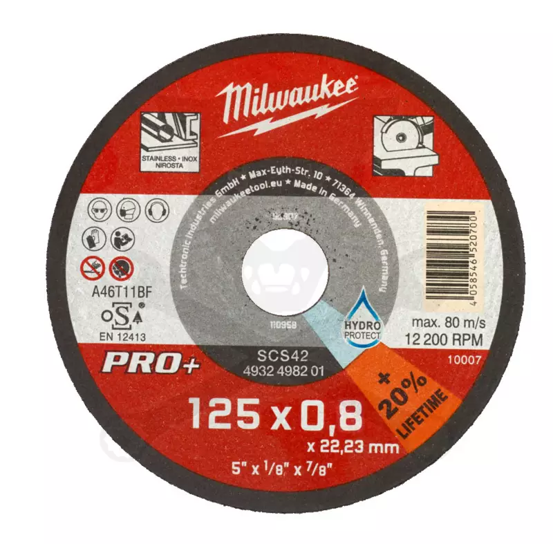 Vágókorong 125 x 0.8 x 22.2 mm - Milwaukee
