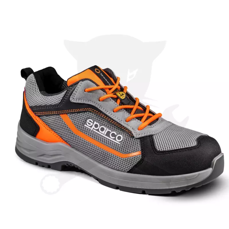 Munkavédelmi cipő SPARCO - Indy-R Pato S1PS ESD Szürke-Narancs 42