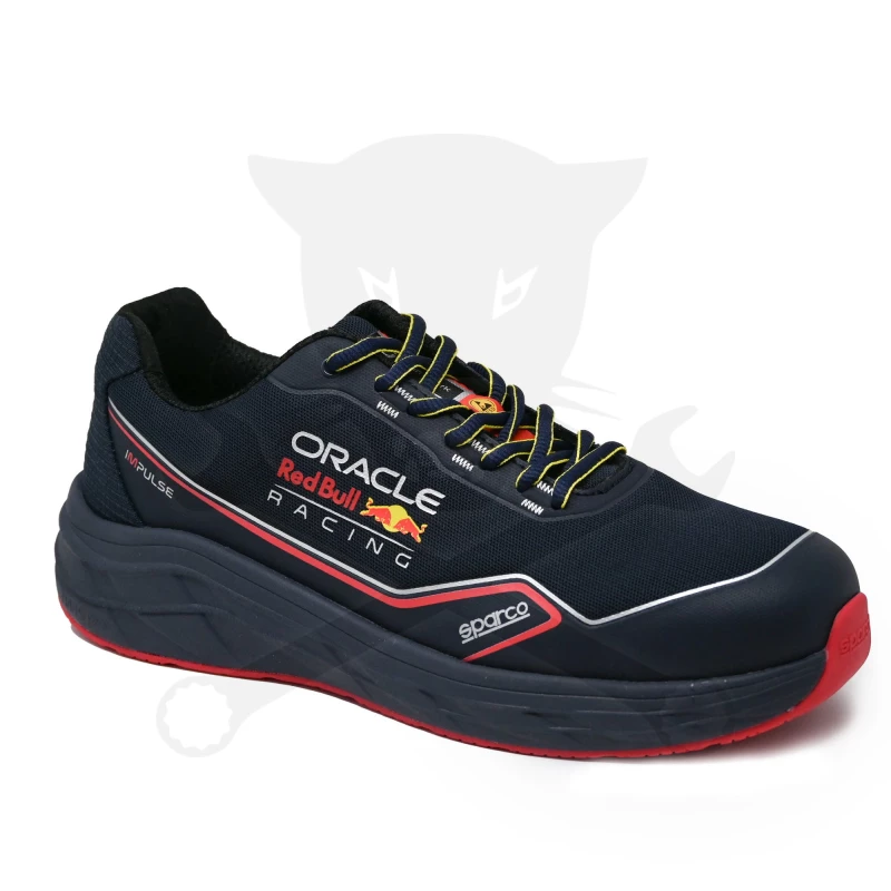 Munkavédelmi cipő SPARCO - Impulse Red Bull S1PS ESD Kék-Piros 40