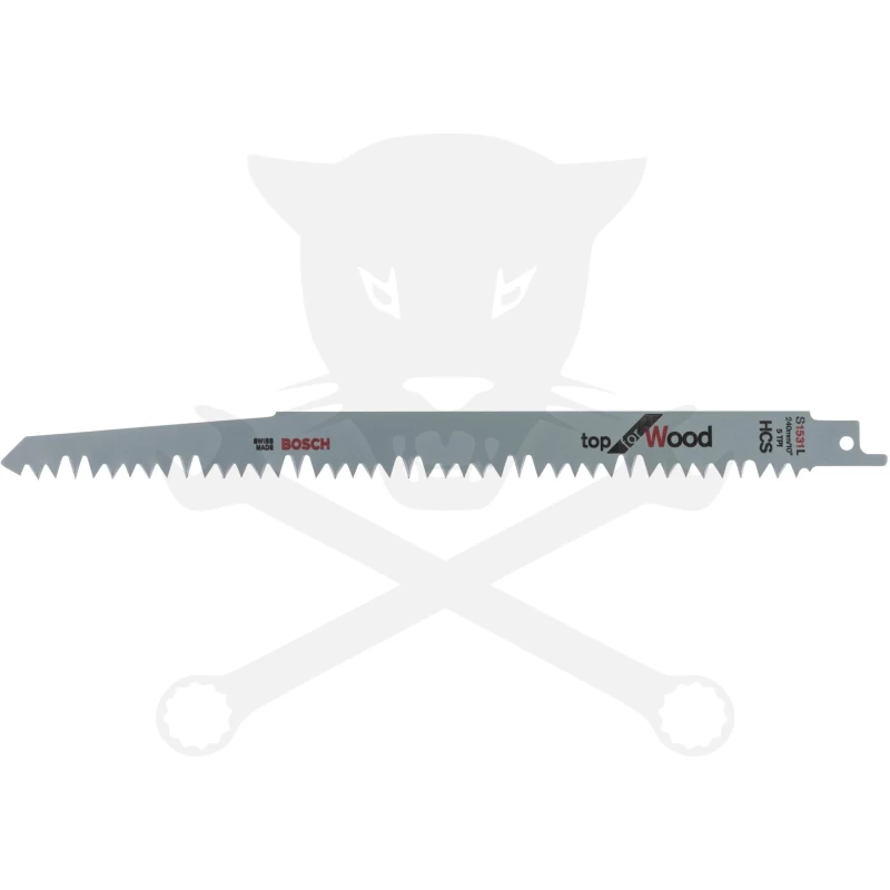 Fűrészlap kardfűrészhez, fa 240 mm -S 1531 L- 2db - Bosch (2.608.650.613)