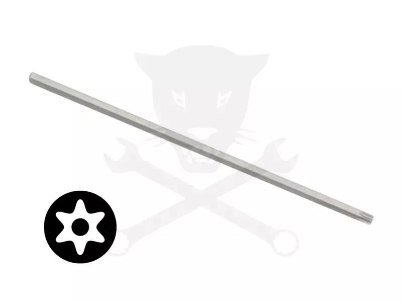 Bit torx 1/4" T08*200 mm hatágú lyukas