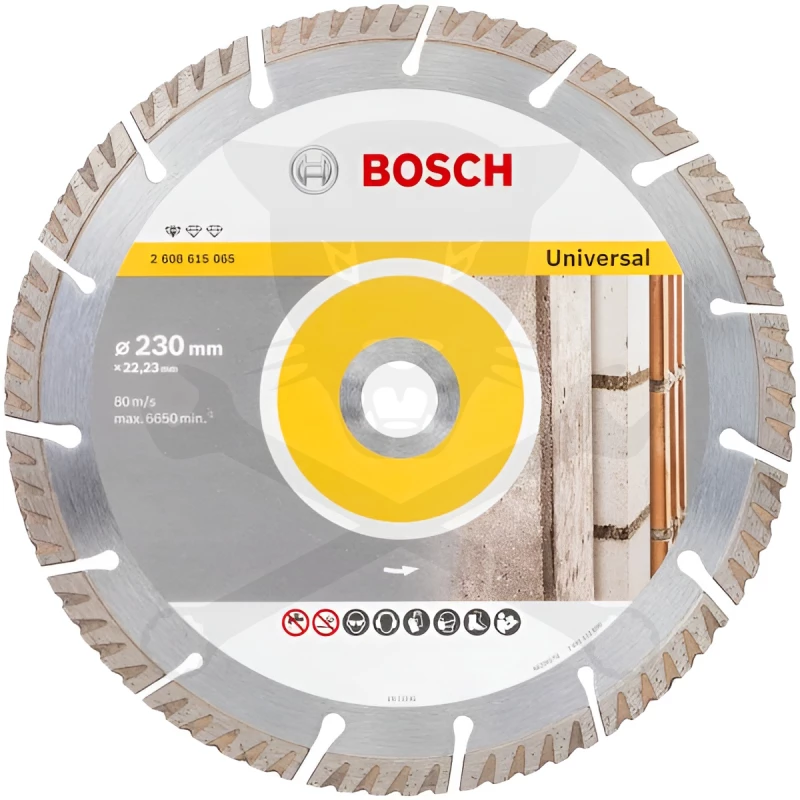 Vágókorong 230 mm Gyémánttárcsa univerzális - Bosch (2.608.615.065)
