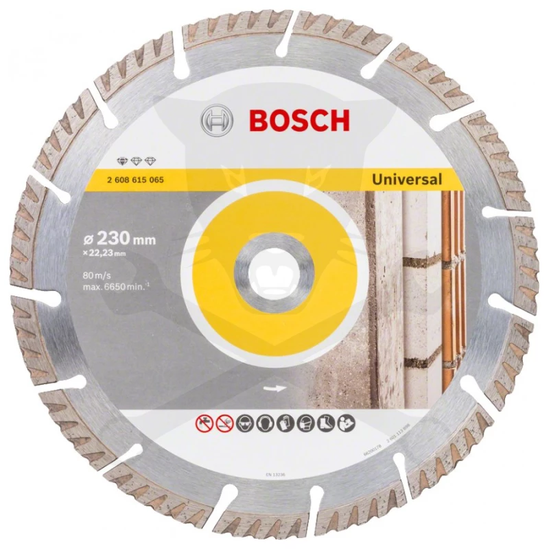 Vágókorong 125 mm Gyémánttárcsa univerzális - Bosch (2.608.615.059)