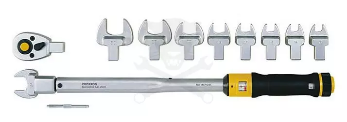 Nyomatékkulcs  40-200 Nm 1/2" Micro Click MC 200 készlet - Proxxon
