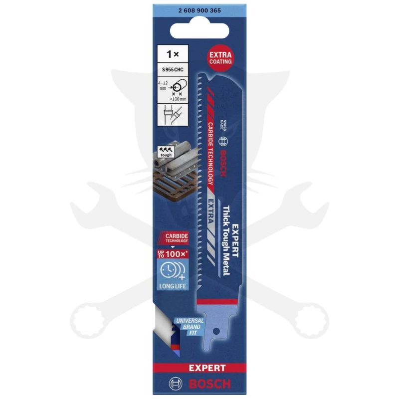 Fűrészlap kardfűrészhez, fémre 150 mm 8 TPI / S955CHC - Bosch