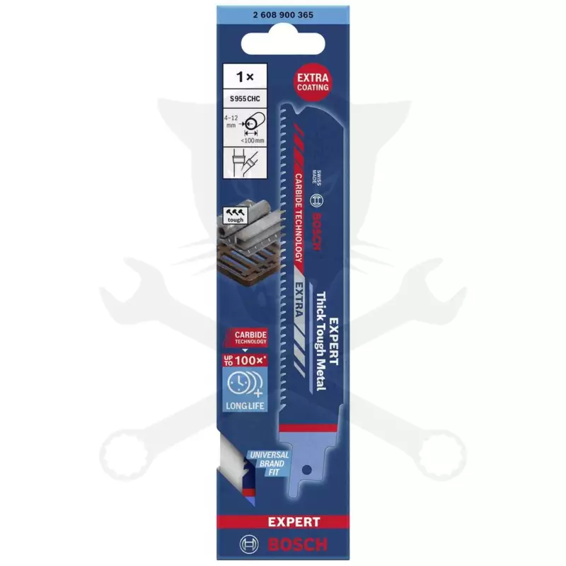 Fűrészlap kardfűrészhez, fémre 150 mm 8 TPI / S955CHC - Bosch