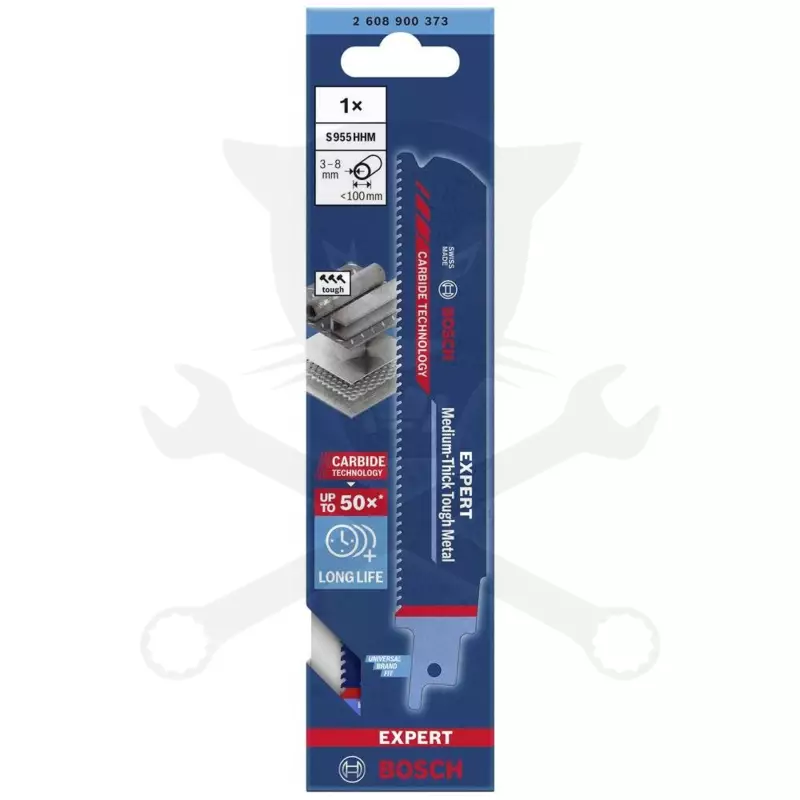 Fűrészlap kardfűrészhez, fémre 150 mm 10 TPI / S955HHM - Bosch