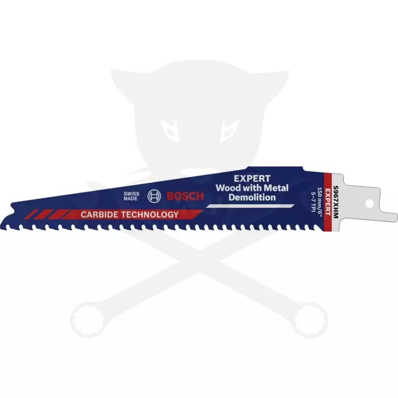 Fűrészlap kardfűrészhez, szöges fa 150mm 5-7 TPI / S967XHM - Bosch