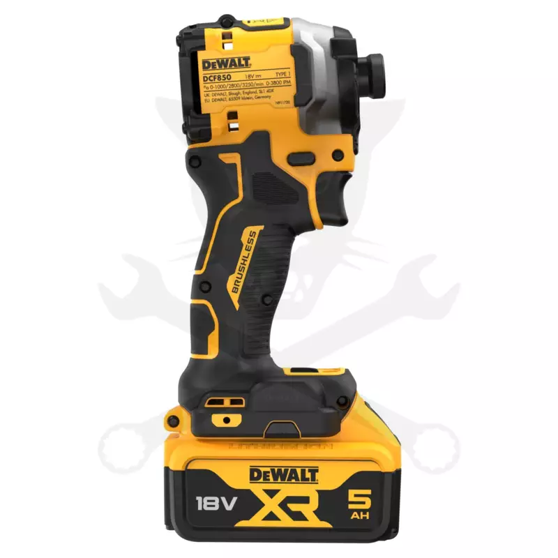 Ütvecsavarozó, akkus 18V 208 Nm 1/4" bit 2db 5.0Ah - DeWalt