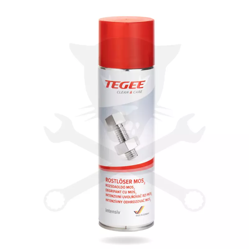 Spray rozsdaoldó, csavarlazító MoS2 500 ml - Tegge -  Rostlöser MoS2
