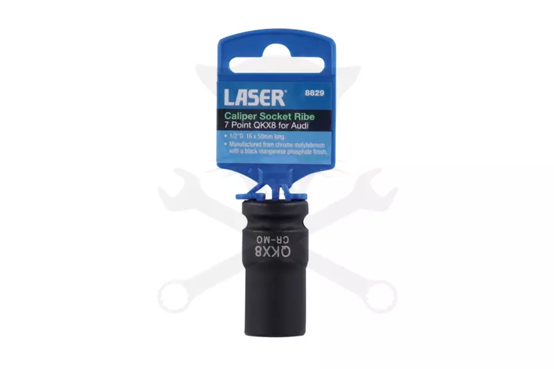 Féknyeregkulcs 7 szögű 9 mm - Belső Ribe - QKX8 - 1/2" Audi RS6/RS8