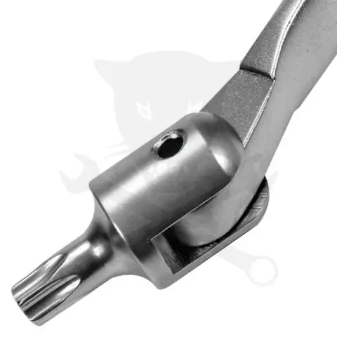 Torx csuklós külső készlet 5 db-os - 10 méret: T15 - T60 - YATO
