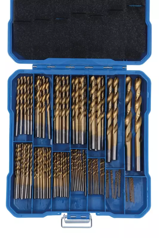 Csigafúró készlet HSS TiN Titán bevonatú 99 db-os 1.0-10.0 mm LASER