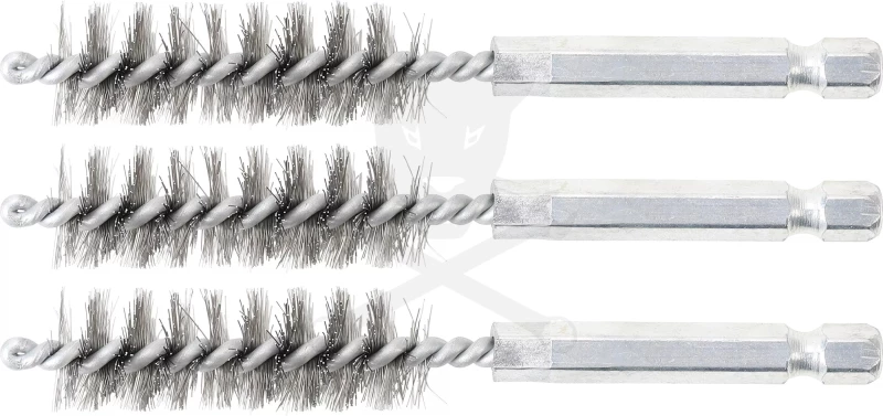 Motor-hengerfej furat tisztító kefe 1/4" - 14 mm 3db/cs - BGS
