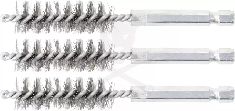 Motor-hengerfej furat tisztító kefe 1/4" - 14 mm 3db/cs - BGS