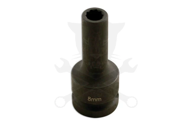 Többrészes split rim felnihez dugókulcs - 10 lapú csavarfejre  8 mm