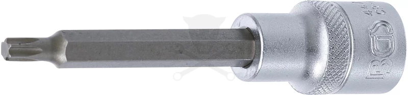 Rátűzőkulcs - crowa+bit 1/2" torx T30 hosszított - BGS