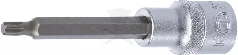 Rátűzőkulcs - crowa+bit 1/2" torx T30 hosszított - BGS