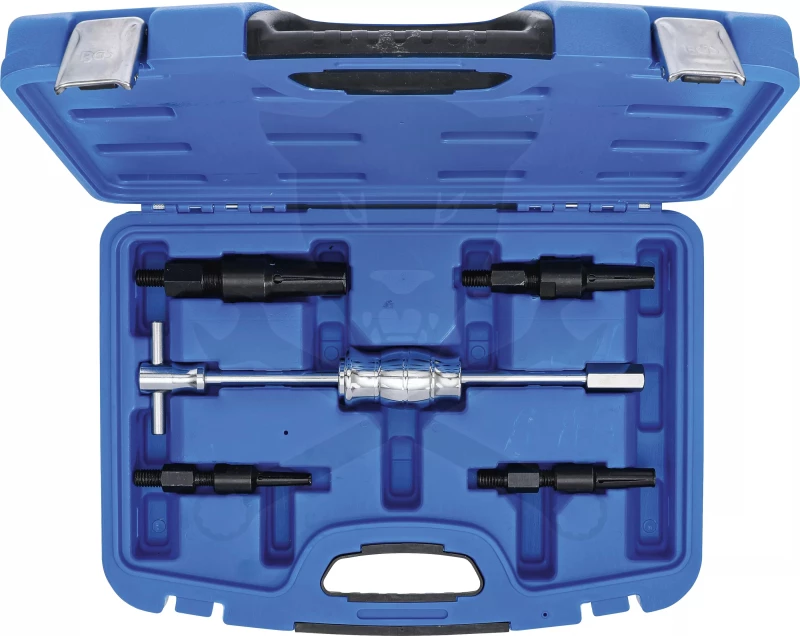 Csapágylehúzó készlet belső 10-32 mm 4+1 db + csúszókalapács -profi-BGS