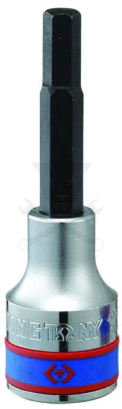 Rátűzőkulcs - crowa+bit 1/2" imbusz 5 mm, hosszú - King Tony