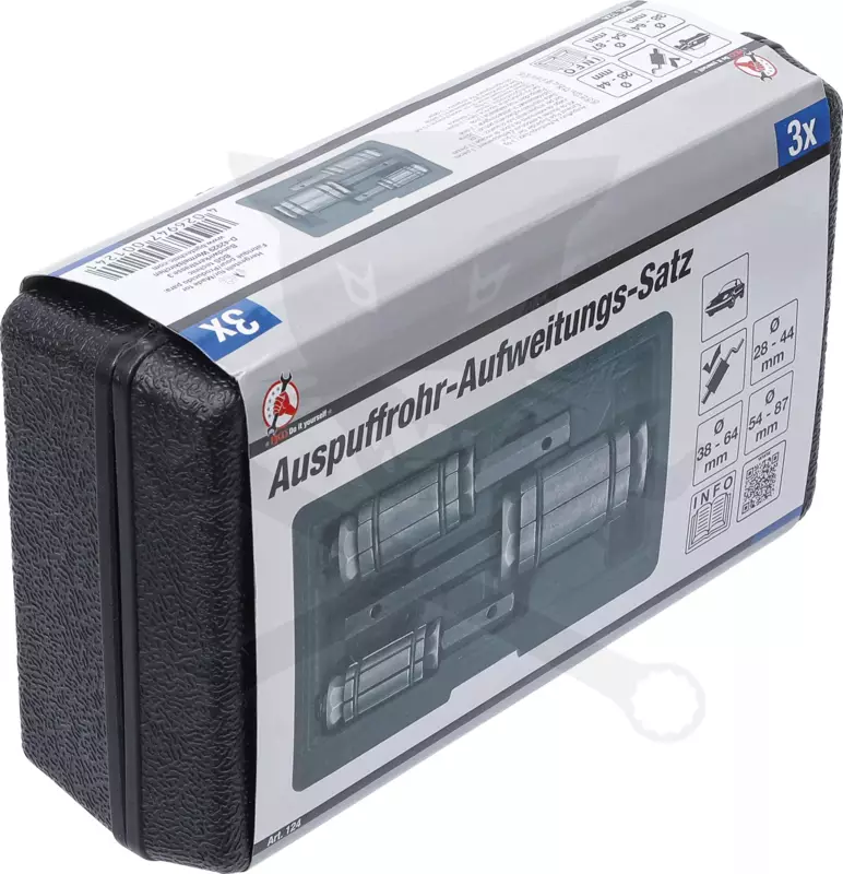 Kipufogócső tágító készlet 3részes 28-89 mm - BGS