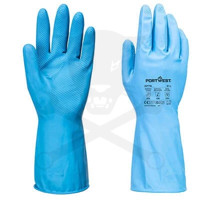 Kesztyű gumi latex élemiszeripari 8/M - Portwest