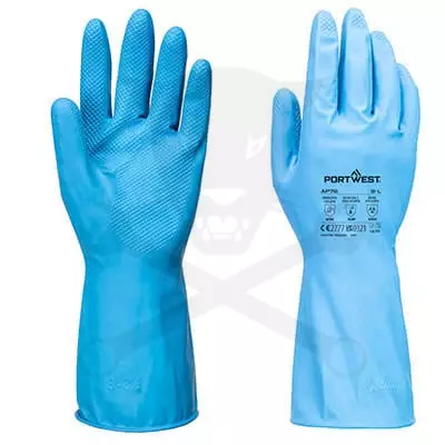Kesztyű gumi latex élemiszeripari 9/L - Portwest