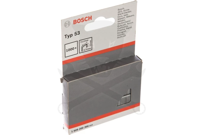 Tűzőkapocs 53-as típus - 10 mm 1000 db - Bosch