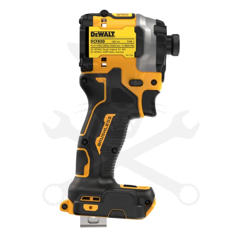 Ütvecsavarozó, akkus 18V 208 Nm 1/4" bit - akku nélkül - DeWalt