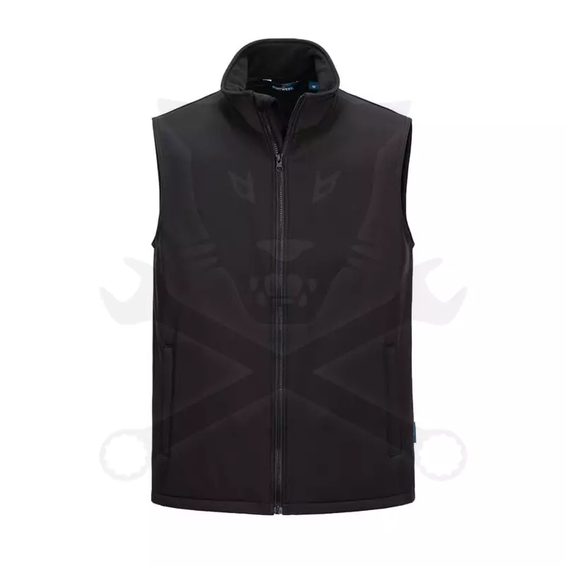 Mellény Softshell fekete XXL GILET - Portwest