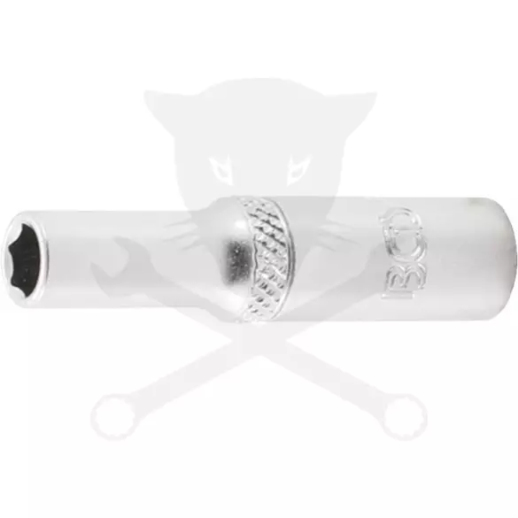 Dugókulcs - crowafej 1/4" 6 lap hosszú 6 mm BGS
