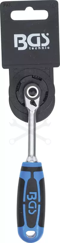 Crowa racsnis kulcs 1/4" 72 fogú, irányváltós - BGS