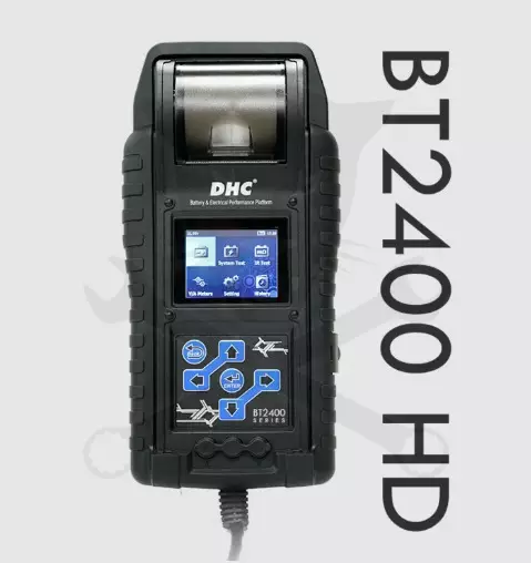 Akkumulátor teszter digitális beépített nyomtatóval 12V-24V - DHC (DHC BT2400 H)