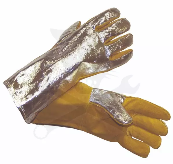 Kesztyű hegesztő, hő-lángálló - aluminizált marhabőr+kevlar "10.5"- (50WEGK1410)