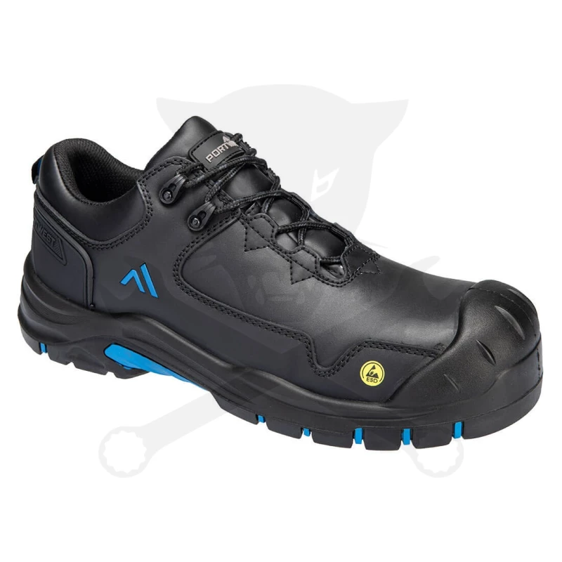 Munkavédelmi cipő PORTWEST - Apex S3S ESD HRO SR SC FO fekete 41-es