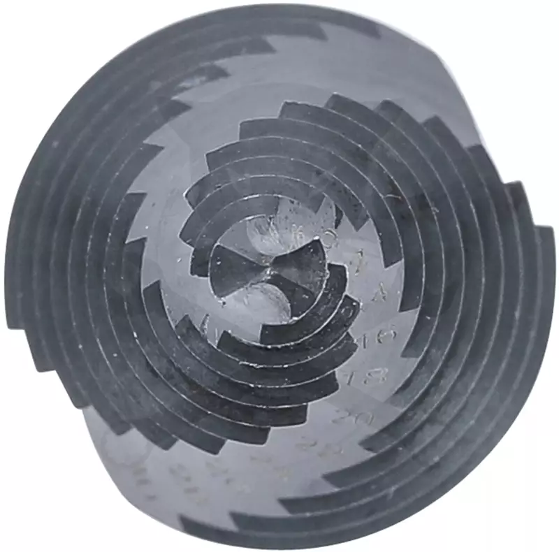 Lemezfúró, lépcsős 1 db-os HSS 6-30/2 mm - BGS