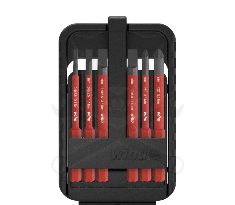 Szigetelt VDE 1000 V-os SlimBit electric bit hegy készlet 2831-B900