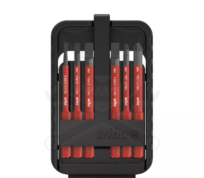 Szigetelt VDE 1000 V-os SlimBit electric bit hegy készlet 2831-B900