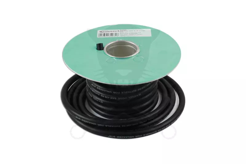 Üzemanyagtömlő 5 mm x 7.6 méter - fekete spec. gumicső