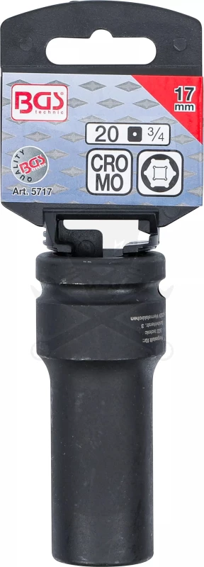 Légkulcsfej 3/4" 6 l.h. 17-es BGS